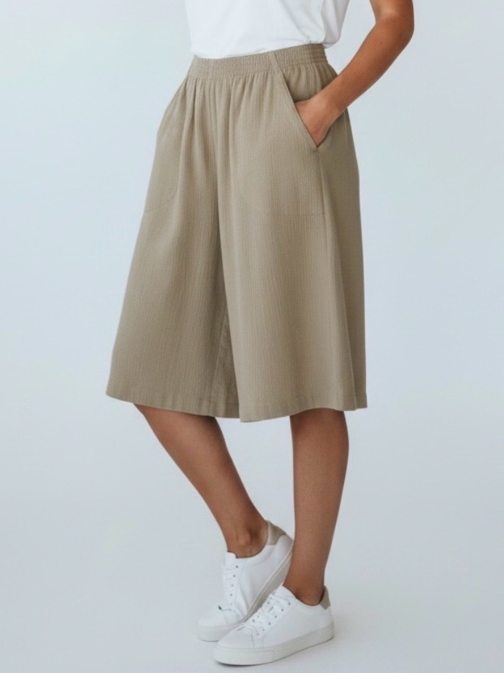 Vintage Blair Tan Cropped Gaucho Pants